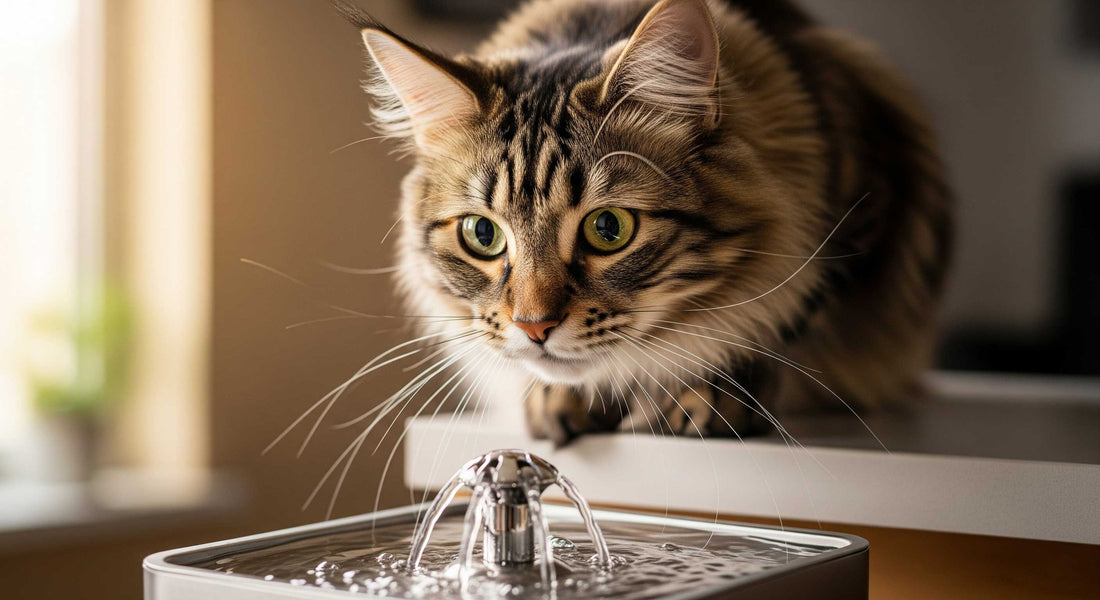 How to Help Your Cat Drink More Water with Smart Fountains