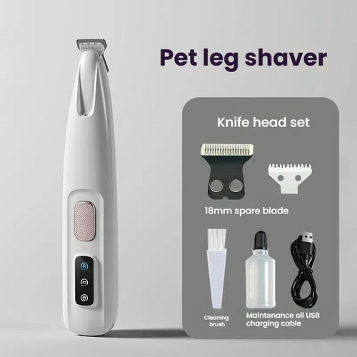 Pet Hair Clipper Electric Low Noise Waterproof Rechargeable Dog Cat Trimmer