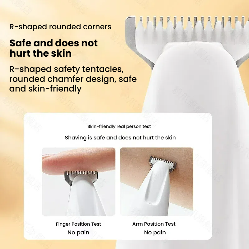 Pet Hair Clipper Electric Low Noise Waterproof Rechargeable Dog Cat Trimmer