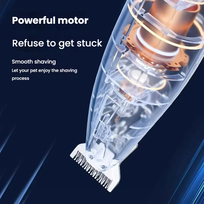 Pet Hair Clipper Electric Low Noise Waterproof Rechargeable Dog Cat Trimmer