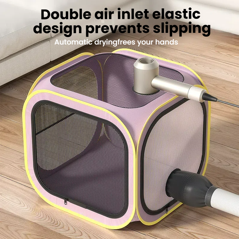 Home Use Pet Hair Dryer & Drying Box for Cats and Dogs